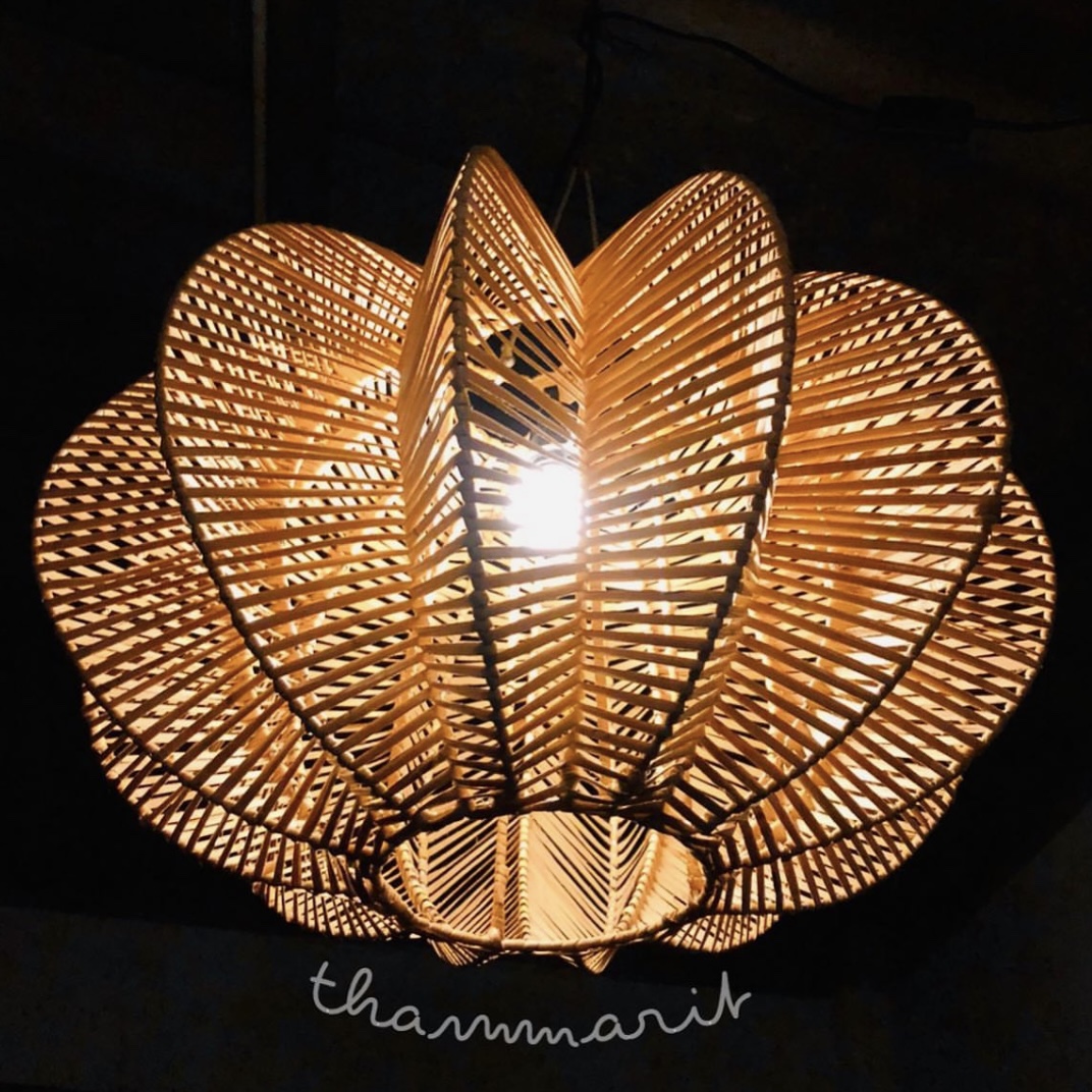 Pumpkin Rattan Lamp